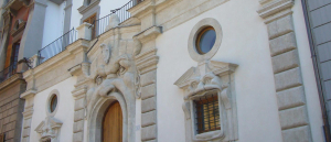 Bild vom Eingang der Bibliotheca Hertziana